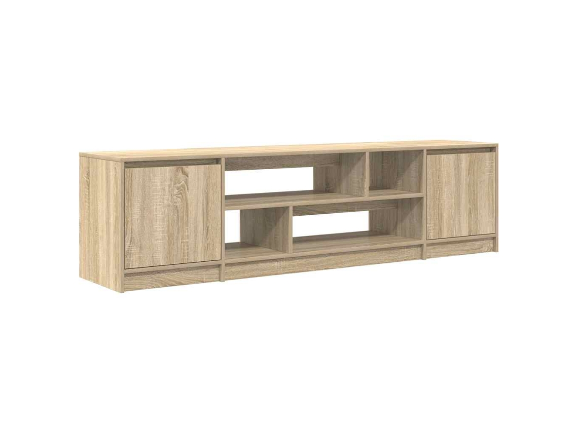 Móvel De Tv Vidaxl Marrom Madeira Processada (188,5x41x50 Cm)