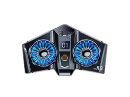 K8a Ventilador Magnético Para Celular Coog Game Cooler Com Visor De Temperatura Radiador Para Celular/tablet