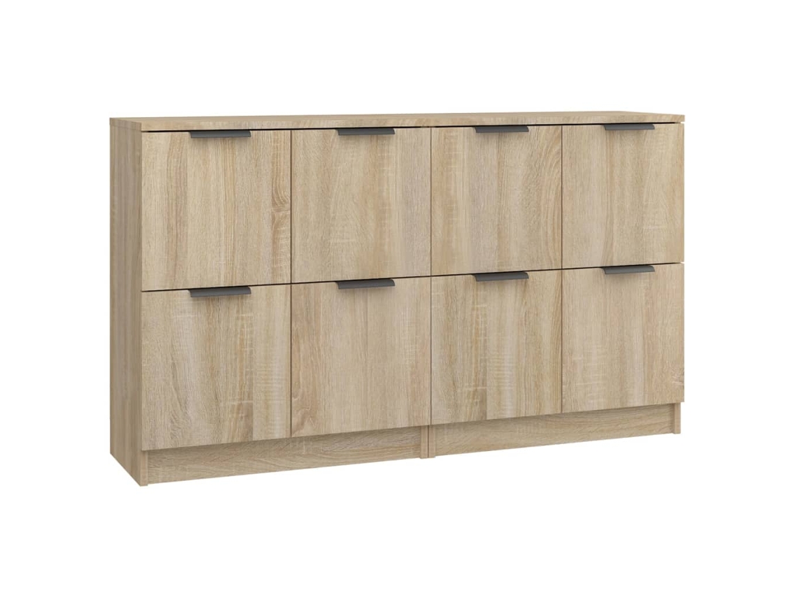 Sideboard, Sideboards Vidaxl Marrom Madeira Processada (n/a)