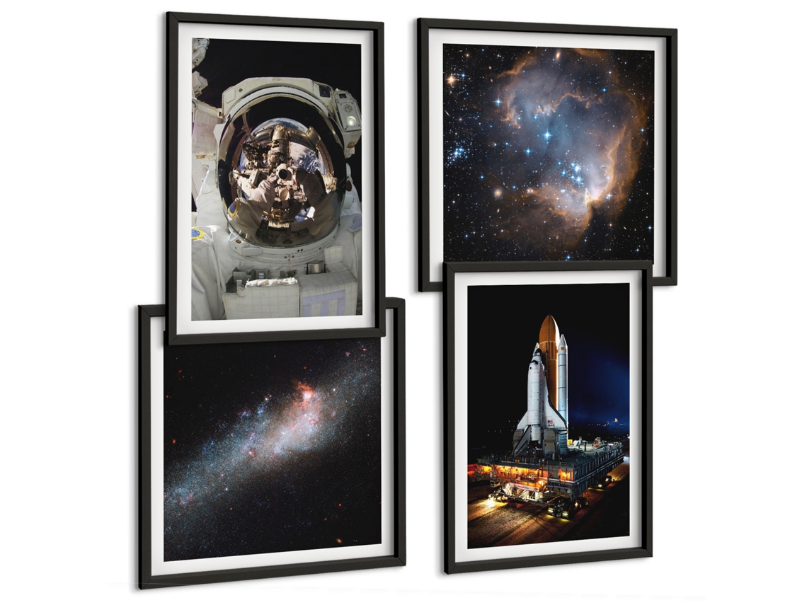 Um Conjunto De Imagens Decorativas Em Uma Moldura Pintura Boho Abstrata Moldura Branca Quadros Para A Sala De Estar Espelharte (conjunto De 4 Imagens)