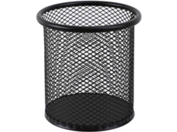 Copo Porta Lápis Metal Preto NOTE!