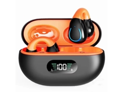 Fone Bluetooth Sem Fio JIAPEI com microfone, 80h, mãos livres, USB, preto