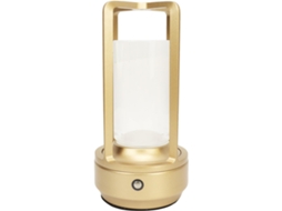 Luminária de mesa Sem Fio Ccylez, cúpula de vidro, 3 temperaturas de cor, controle por toque, luz de mesa LED.