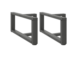 Vidaxl Pés Para Mesa De Centro Em Forma De T, 2 Peças, Antracite, 70x25x(30-31) Cm, Aço