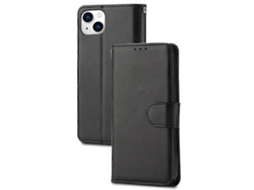 Capa De Couro Pu Com Textura Crazy Horse Compatível Com Iphone 14 De 6,1 Polegadas, Suporte Dobrável E Capa Tipo Carteira À Prova De Quedas