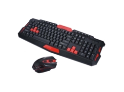 Conjunto de Teclado e Mouse Sem Fio LAXISCREED (conexão Sem Fio 2.4ghz, Adequado para Jogos, Sensação Confortável)
