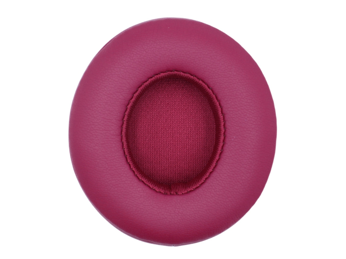 Almofada para Auscultadores BEATS SOLO2 WIRELESS de Orelhas de Espuma Macia Pele de Proteína VINHO TINTO XIAOMOYU