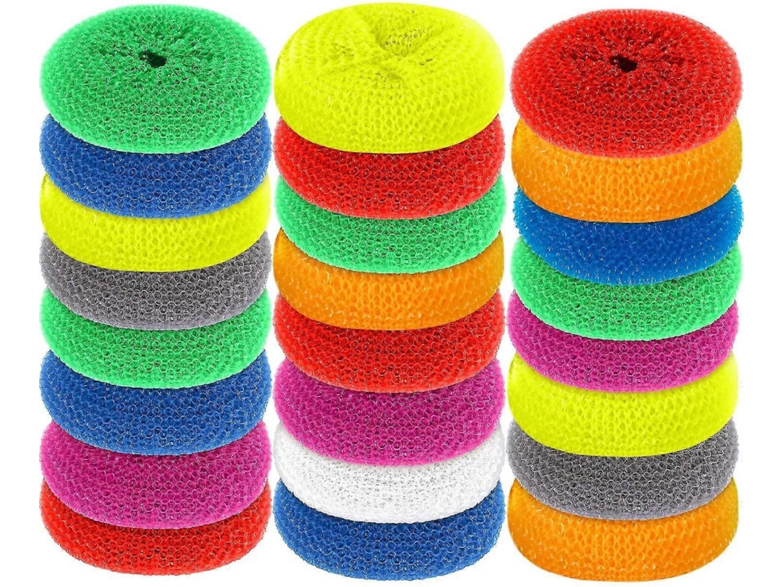 Esponjas de plástico para pratos, esponjas de plástico para panelas, esponjas de nylon