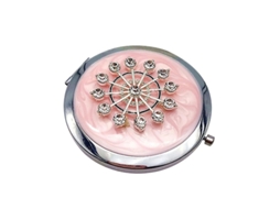1pcs Espelho Portátil Dobrável Para Meninas Allinless