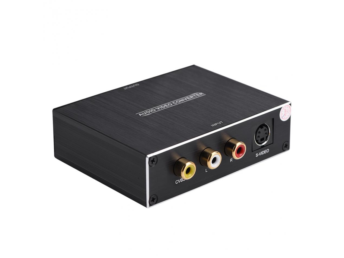 Conversor de Vídeo RCA / S-Vídeo AV para HDMI