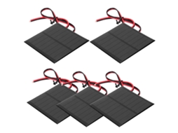 Módulo Solar Pequeno 4v 160ma Com 5 Unidades