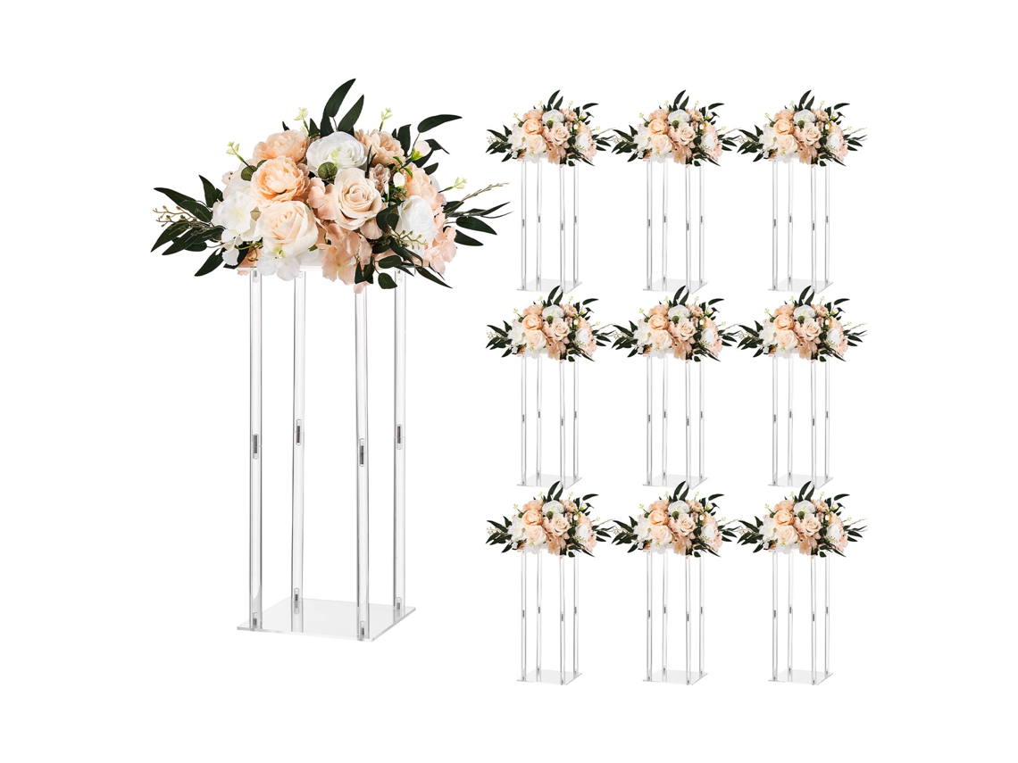 Suporte Floral Para Casamentos E Casa Com Laminado Acrílico 10 Unidades Vevor