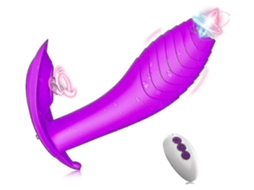 Vibrador Vestível Feminino De Controle Remoto Sem Fio Vibração Profunda Da Língua Carregamento Usb Aquecido Lalamoli