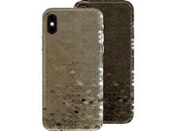 Capa iPhone XR BENJAMINS Pailettes Preto