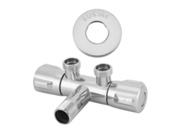 Misturador De Chuveiro/bidê Com Tomada Dupla De Cobre, Ângulo G1/2, Acessórios Para Banheiro