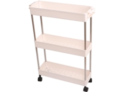 Organizador De Armazenamento Plástico Com 3 Camadas, Design Multicamadas, Economiza Espaço Para Cozinha