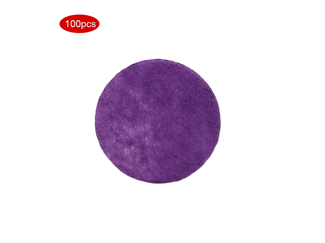 Pads Filtro Redondos Roxos Remoção Cravos Acessório Máquina Beleza