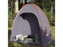 Vidaxl Tenda De Arrumação Impermeável Cinzento E Laranja