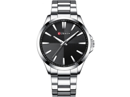 Relógio Masculino MDUG, casual, com pulseira de aço, à prova d'água, com calendário