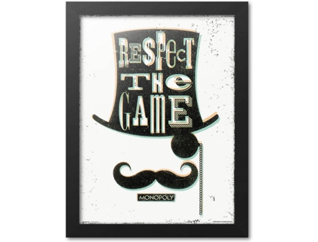 Poster  PE30X40CM0333 Monopoly Respect The Game (30 x 40 cm)