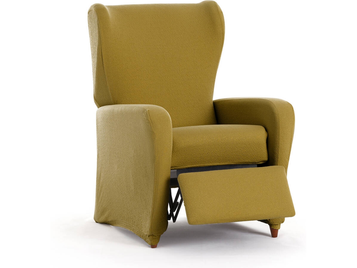 Capa de Poltrona Relax EYSA Premium Bronx Tecido Multielástico (75 x 90 x 100 cm - Poliéster - Mostaza)
