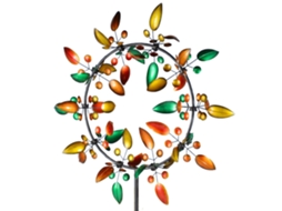Decoração De Moinho De Vento De Metal Para Jardim Com Estaca