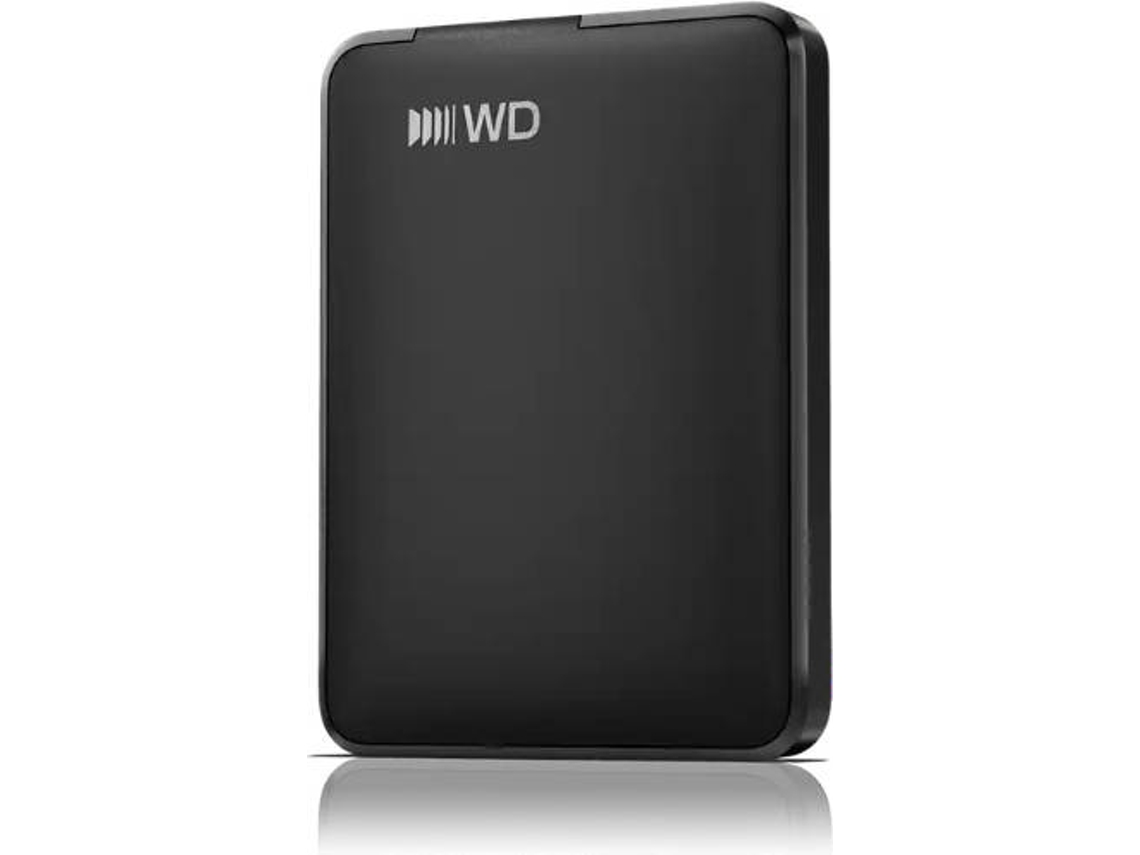 Disco Externo WESTERN DIGITAL Elements Portable (2TB - USB-C - Grafite)