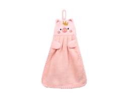 Toalha Mão LAXISCREED Porco Rosa Absorvente Cozinha Banheiro
