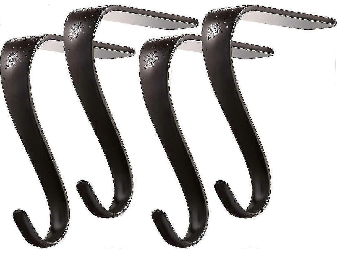 4 Peças Suporte De Meia De Natal Prateleira De Metal Cabides De Meia Rack Lareira Guirlanda Manto Conjunto De Aperto Szrh AC Olysi Shop