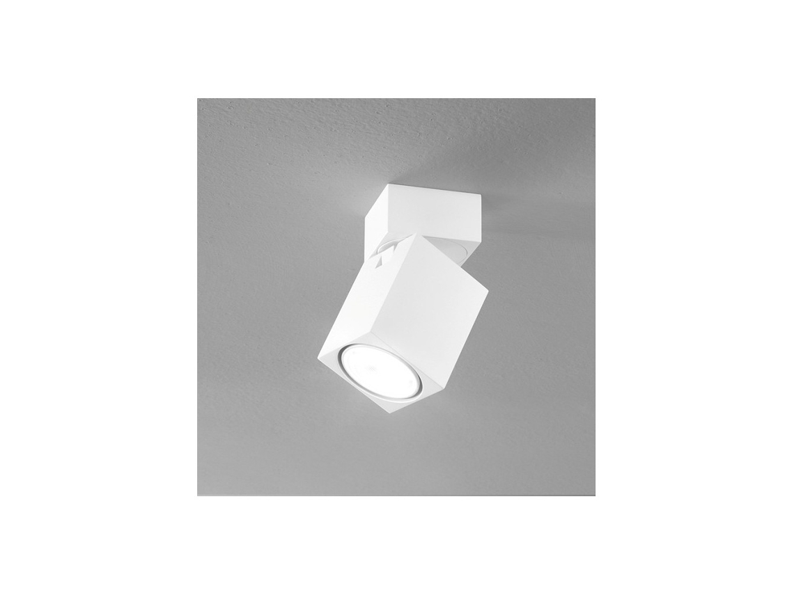 Connect Aplique Led Quadrado Branco Ajustável 1Xgu10 PERENZ