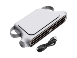 Ventilador de mesa MDUG, USB, baixo perfil, silencioso, 11 pás
