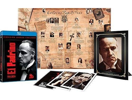 Blu-Ray Pack El Padrino - Edición Especial Legado Corleone (3 + Extras) (Edição em Espanhol)