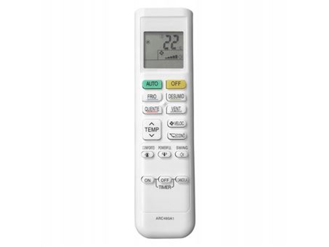 Controlo Remoto Arc480a12 Para Ar Condicionado Daikin Branco | Orysin