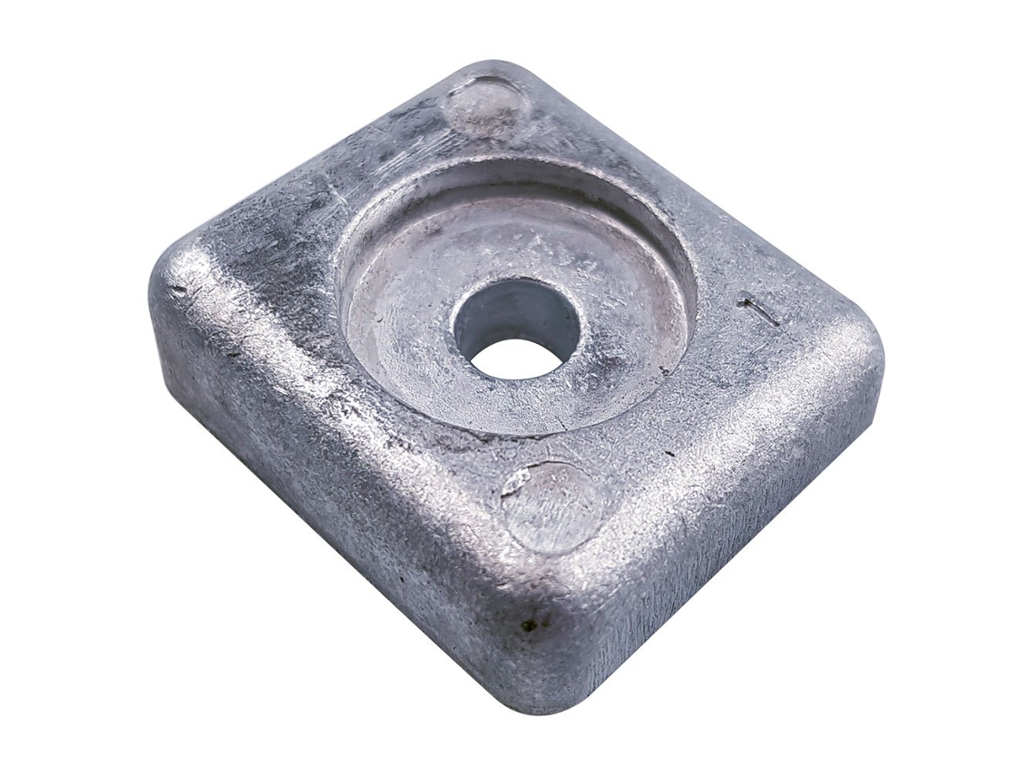 Ânodo de Alumínio Rec41106-Zw9-000Al Prateado 60 X 100 Mmrecmar