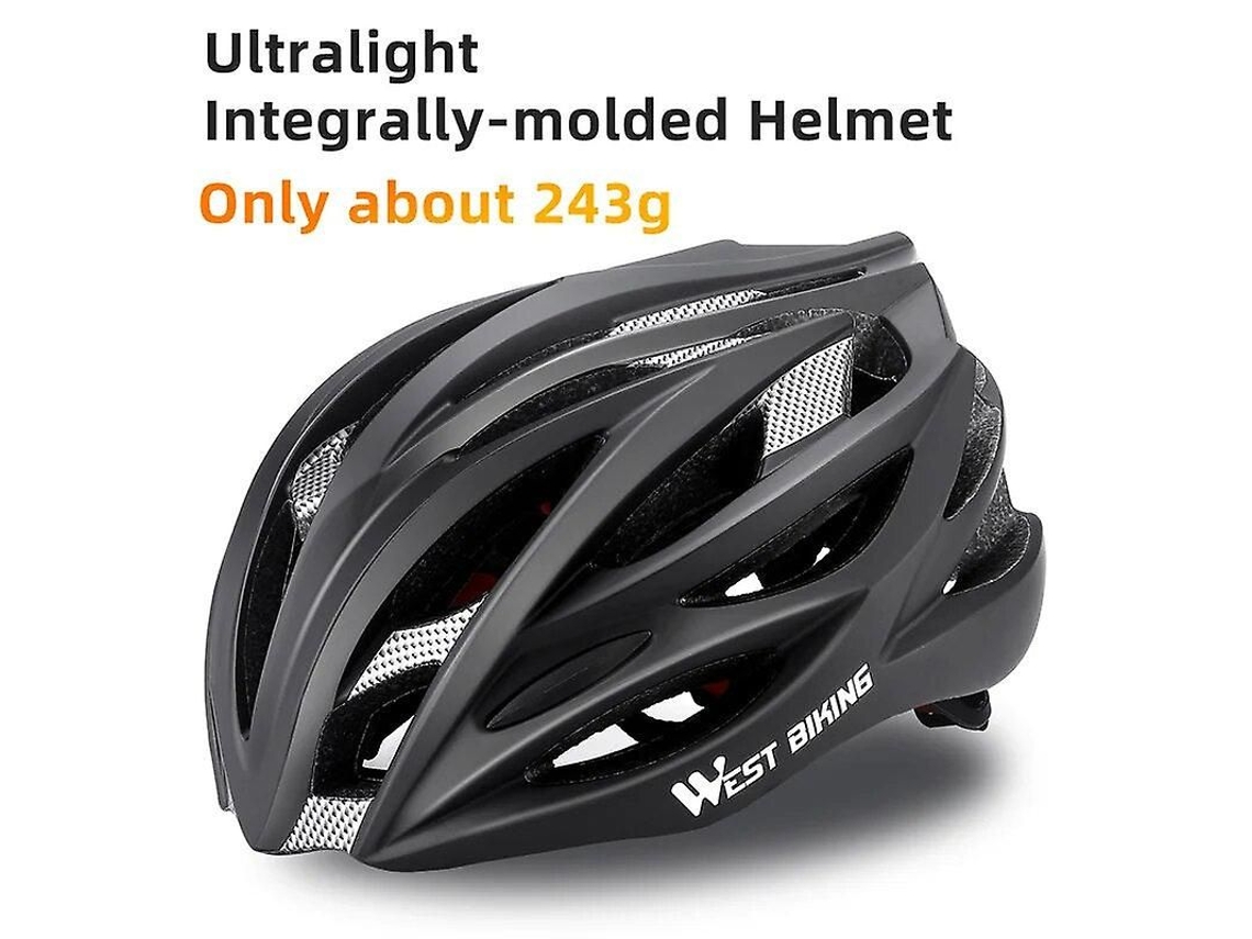 Capacete De Ciclismo Leve E Integrado West Biking Para Mtb, Ciclismo De Estrada, Masculino E Feminino, Capacete De Segurança Para Corrida, Triatl