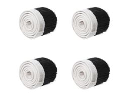 Conjunto De 4 Escovas De Nylon Para Aspirador De Pó, Com 1 Metro De Comprimento E 70 Mm De Diâmetro, Ideais Para Máquinas Cnc, Roteadores E Máquinas D