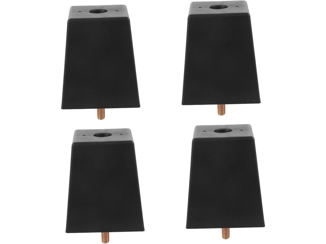 Conjunto De 4 Pés Para Móveis, Resistentes E Antiderrapantes, Acessórios Para Sofás, Cadeiras E Armários