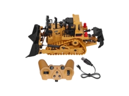 Brinquedo De Trator Com Trilhos 1:24 Controle Remoto 2.4g 9ch Veículo De Engenharia Para Crianças