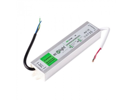 Transformador Led Impermeável 60W 12V 5A 180X40X22 ECOLIGHT