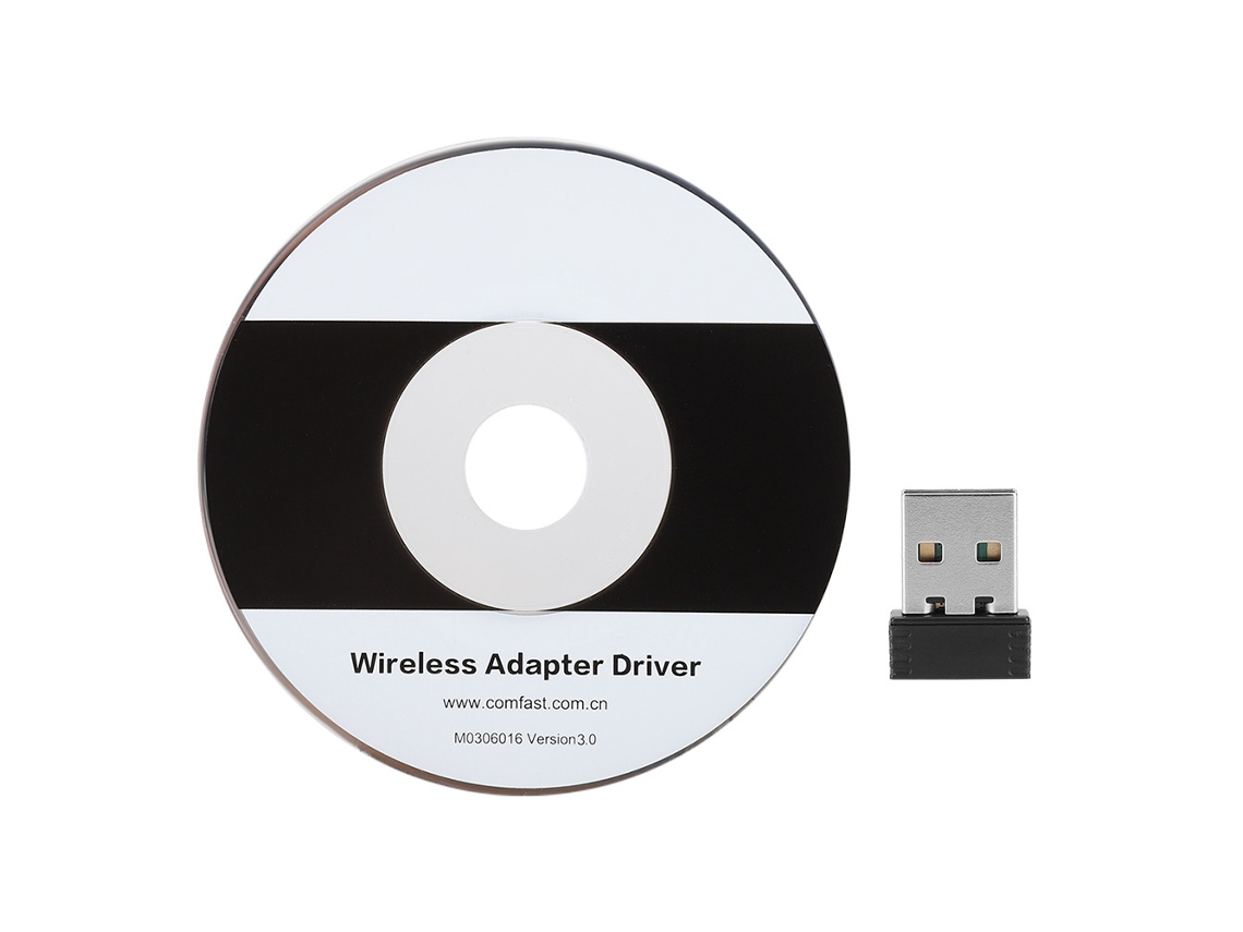 Placa De Rede Sem Fio (mini Usb De Alta Velocidade 150mbps) (autorizada) Placa De Rede Sem Fio Mini Usb Comfast150m Cf-wu710n