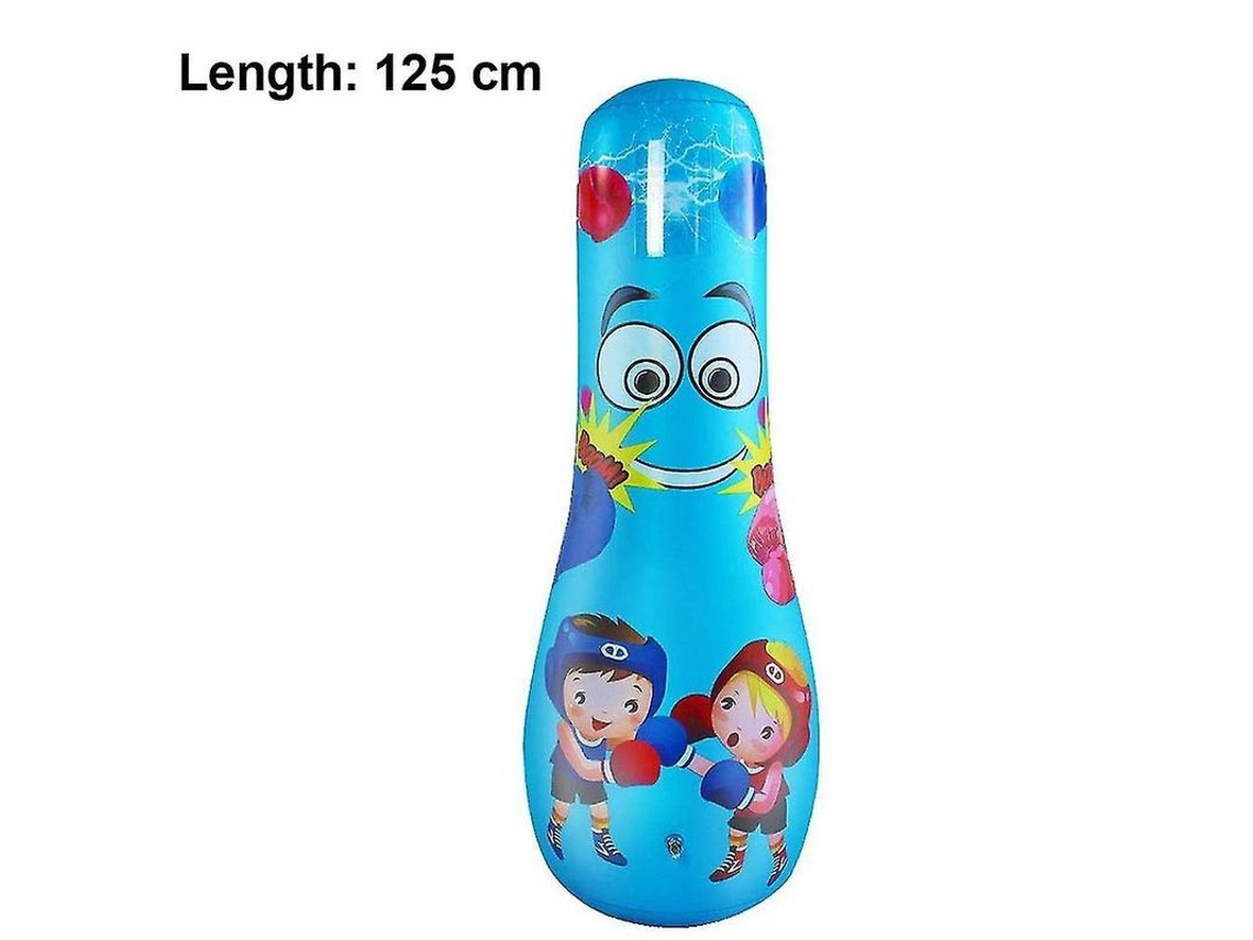 Bolsa De Boxeo Inflable Para Niños De 125 Cm Vertical Resistente Compatible Con Fitness Mma, Juguete De Entrenamiento