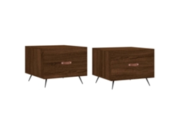 Coffee Table, Coffee Tables Vidaxl Marrom Madeira Processada (n/a)