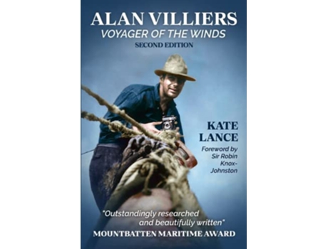 Livro Alan Villiers Voyager of the Winds de Kate Lance (Inglês)