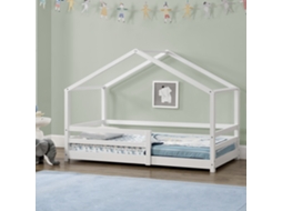 Estrutura de Cama Infantil [EN.CASA] (Branco - Madeira - 70x140 cm)