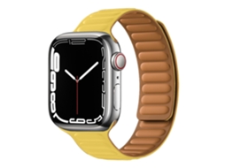 Pulseira Bracelete de elos magnéticos para Apple Watch Series 5 44mm Amarelo