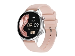 Smartwatch com Bluetooth, chamadas, vários modos de esportes, reprodução de música e design moderno, rosa Bestvite