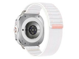 Pulseira De Nylon Com Textura De Ondas Do Mar E Fecho De Velcro Para Samsung Galaxy Watch Ultra 47mm
