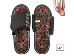 MEOIRUERY Sapatos De Massagem Com Terapia Magnética, Reflexologia, Acupressão Para Ativar A Circulação Sanguínea, Chinelos De Massagem Saudáveis (42 43 Marrom,