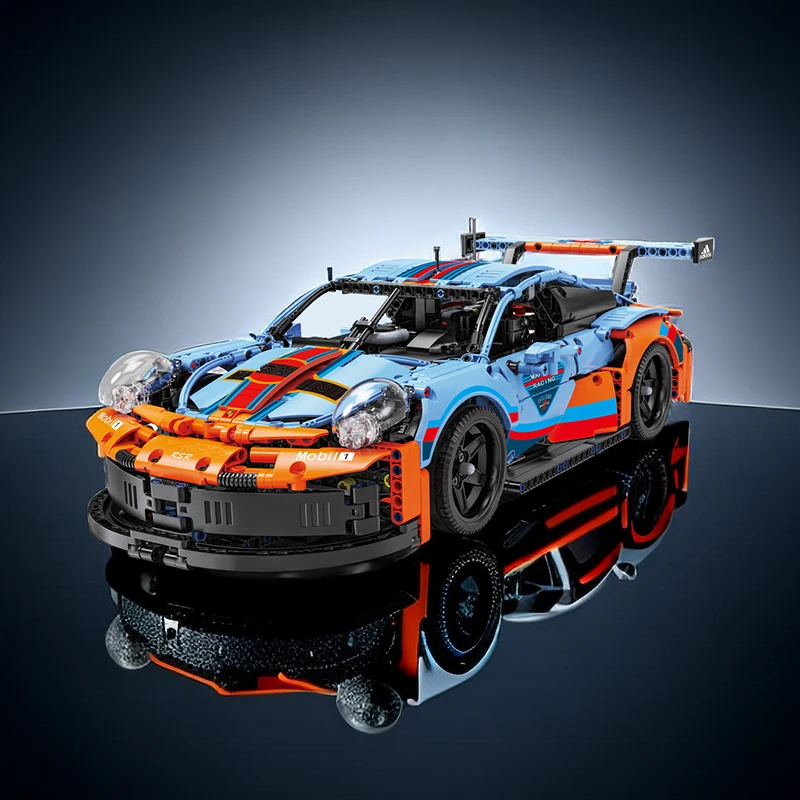 (1580 Peças) Novo Conjunto De Blocos De Montar Rsr Classic Super Racing Car - Brinquedo Técnico De Construção