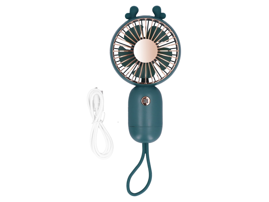 Mini Ventilador ajustável Usb, silencioso, para escola, casa e escritório, verde escuro BRILVIBERA